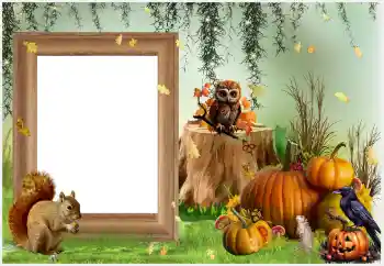 FOTO efekt z kategórie Rôzne sviatky № 205586. Nápis na ráme: Happy Halloween FOTO efekt z kategórie Rôzne sviatky № 205586. Nápis na ráme: Happy Halloween